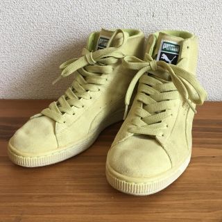 プーマ(PUMA)のpuma スエードミット ハイカット スニーカー 23.5(スニーカー)