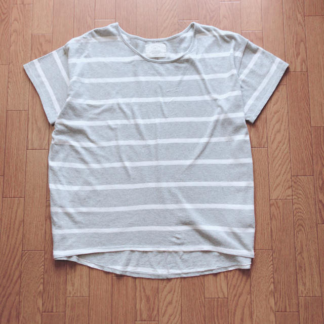 Ungrid(アングリッド)のungrid カラーボーダーハーフスリーブTee ◡̈︎* レディースのトップス(Tシャツ(半袖/袖なし))の商品写真