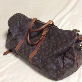 ルイヴィトン(LOUIS VUITTON)のルイヴィトンVUITTONモノグラムキープオールボストンバッグストラップ付き(ボストンバッグ)