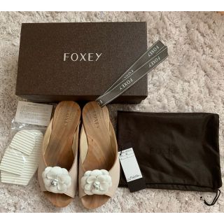 フォクシー(FOXEY)のFOXEY サンダル サボ Lサイズ(サンダル)