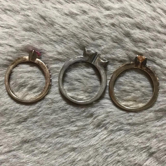 Folli Follie(フォリフォリ)のフォリフォリ3連リング レディースのアクセサリー(リング(指輪))の商品写真