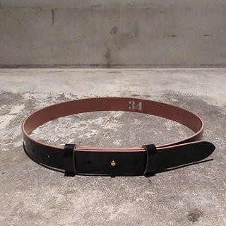 サンシー(SUNSEA)のsunsea 18ss belt glass black ベルト(ベルト)