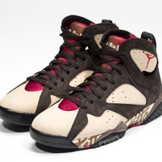 ナイキ(NIKE)の送料込 patta air Jordan 7 US7.5 (スニーカー)