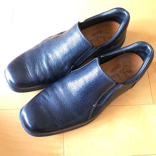 コールハーン(Cole Haan)の極美品コールハーン ナイキエアコラボ スリッポン 黒25.5センチワイド(スリッポン/モカシン)