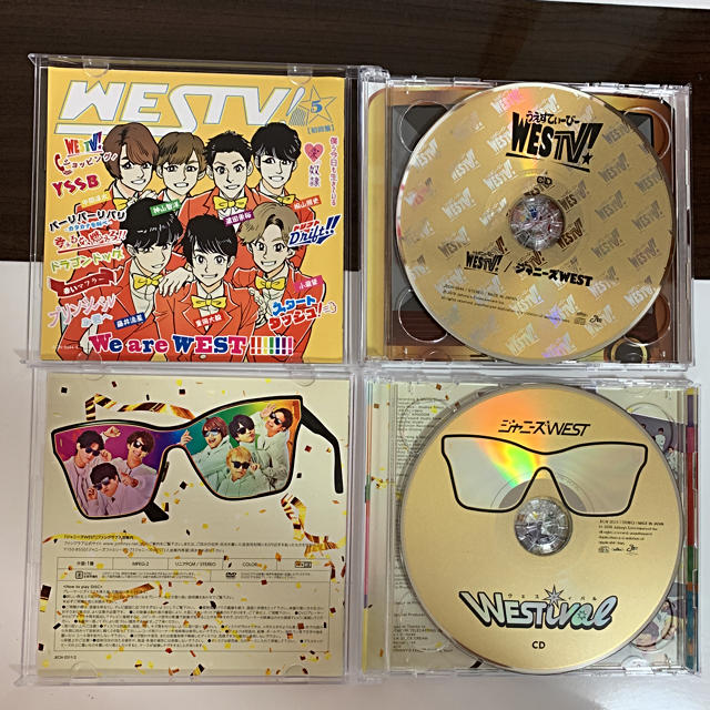 ジャニーズWEST(ジャニーズウエスト)のジャニーズWEST WESTival WESTV！ エンタメ/ホビーのCD(ポップス/ロック(邦楽))の商品写真