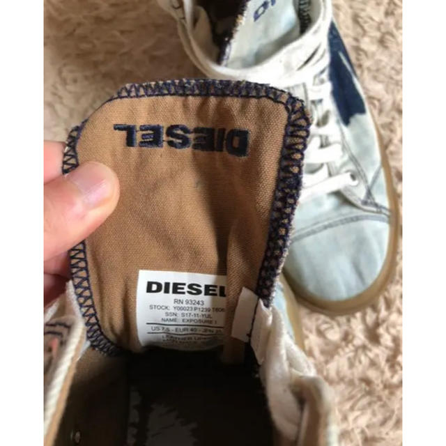 DIESEL(ディーゼル)のDISEL ハイカット スニーカー メンズの靴/シューズ(スニーカー)の商品写真