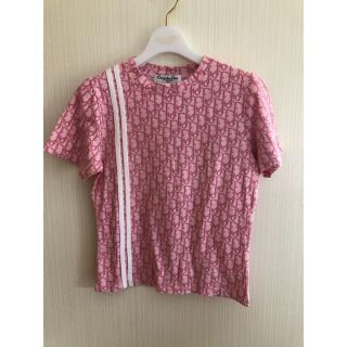 クリスチャンディオール(Christian Dior)のクリスチャンディォール ロゴTシャツ Dior ピンク(Tシャツ(半袖/袖なし))