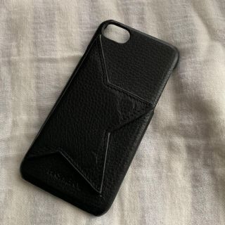 ビューティアンドユースユナイテッドアローズ(BEAUTY&YOUTH UNITED ARROWS)のHASHIBAMI  iPhone7 レザーケース  黒        〖美品〗(iPhoneケース)