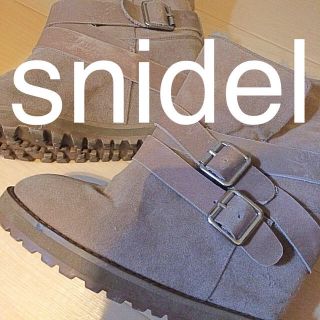 スナイデル(SNIDEL)のsnidelショートブーツ(ブーツ)