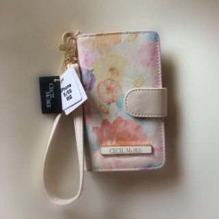 セシルマクビー(CECIL McBEE)のぼかし花柄スマホケース(モバイルケース/カバー)