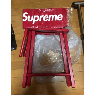 シュプリーム(Supreme)の Supreme Director’s Chair RED 赤 椅子 レッド(折り畳みイス)