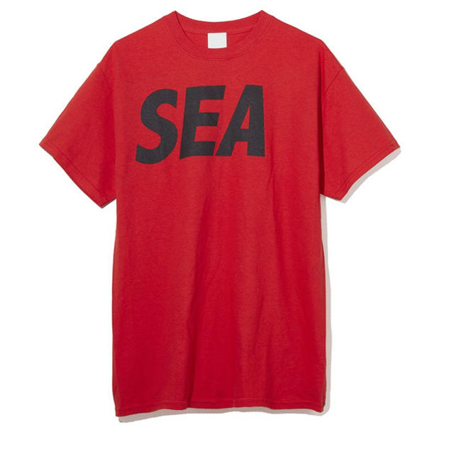 Supreme(シュプリーム)のWIND AND SEA T-SHIRT A  キムタク レッド メンズのトップス(Tシャツ/カットソー(半袖/袖なし))の商品写真