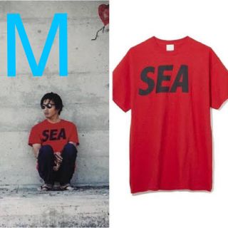 シュプリーム(Supreme)のWIND AND SEA T-SHIRT A  キムタク レッド(Tシャツ/カットソー(半袖/袖なし))