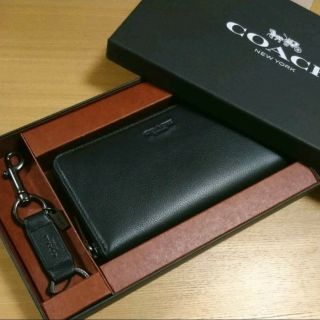 コーチ(COACH)の⭐新品⭐ コーチ メンズ ギフトセット ⭐ ブラック ⭐(長財布)