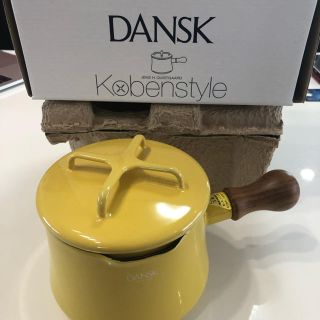 ダンスク(DANSK)の売り切り♡新品未使用♡ダンスク♡片手鍋13cm イエロー(鍋/フライパン)