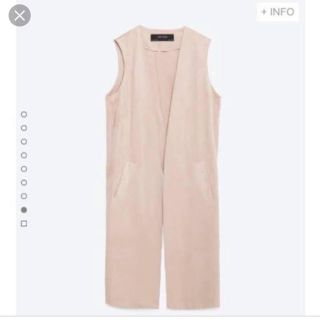 ザラ(ZARA)の【要コメント】ザラ バックスリット ジレ ベスト(ベスト/ジレ)