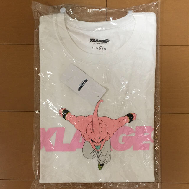 エクストララージ ドラゴンボールZコラボ 魔人ブウプリント Tシャツ