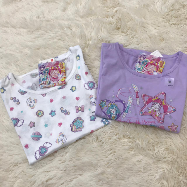 UNIQLO(ユニクロ)のトゥインクル プリキュア Tシャツ キッズ/ベビー/マタニティのキッズ服女の子用(90cm~)(Tシャツ/カットソー)の商品写真