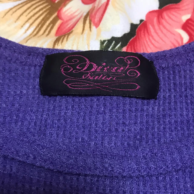 ☆DIVA SALON☆ラスタ レゲエ カットソー トップス☆紫☆ラメ ☆DIVA SALON☆ラスタ レゲエ カットソー トップス☆紫☆ラメ