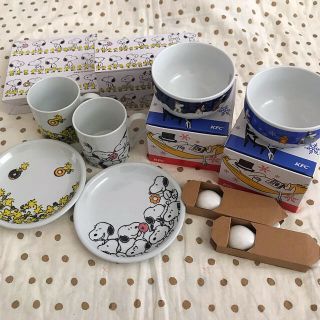 スヌーピー(SNOOPY)のE様専用☆ムーミン スヌーピー 未使用食器セット(キャラクターグッズ)