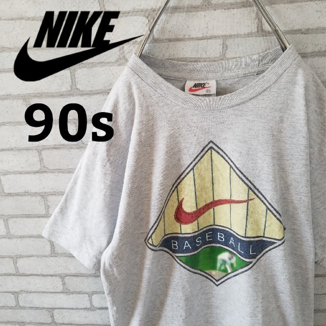 NIKE(ナイキ)のレディース【90s】ナイキ 銀タグ Tシャツ ビックロゴ   グレー   レディースのトップス(Tシャツ(半袖/袖なし))の商品写真