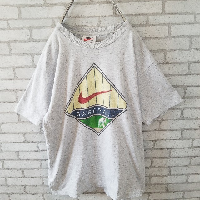 NIKE(ナイキ)のレディース【90s】ナイキ 銀タグ Tシャツ ビックロゴ   グレー   レディースのトップス(Tシャツ(半袖/袖なし))の商品写真