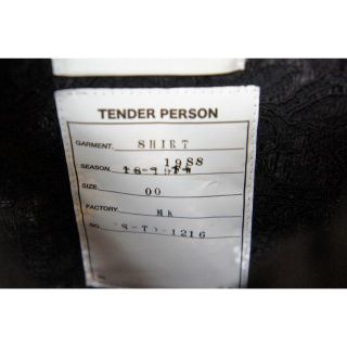 TENDER PERSON テンダーパーソン LACE SHIRT 419Jの通販 by ...