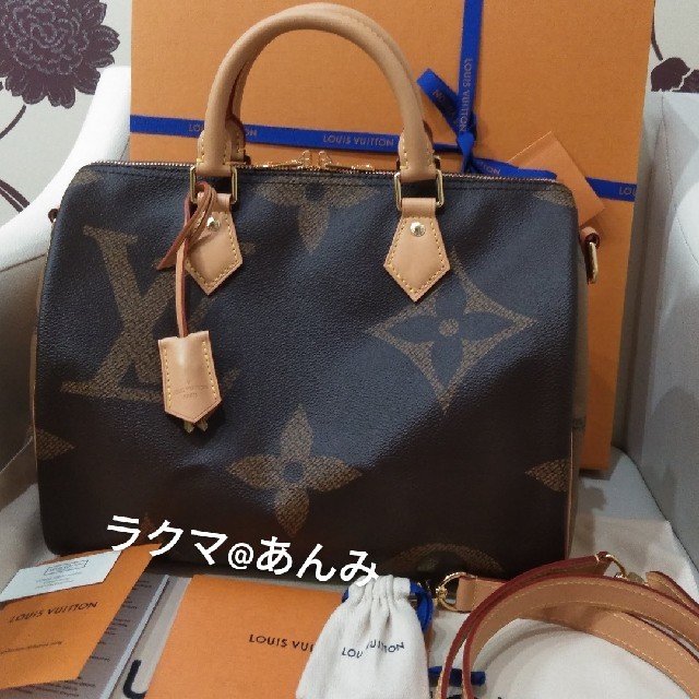 LOUIS VUITTON(ルイヴィトン)の♡新作‼新品‼ルイヴィトンのジャイアントモノグラムのスピーディ バンドリエール♡ レディースのバッグ(ハンドバッグ)の商品写真