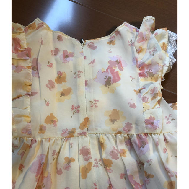 anyFAM(エニィファム)のkids シフォンワンピース 110cm キッズ/ベビー/マタニティのキッズ服女の子用(90cm~)(ワンピース)の商品写真