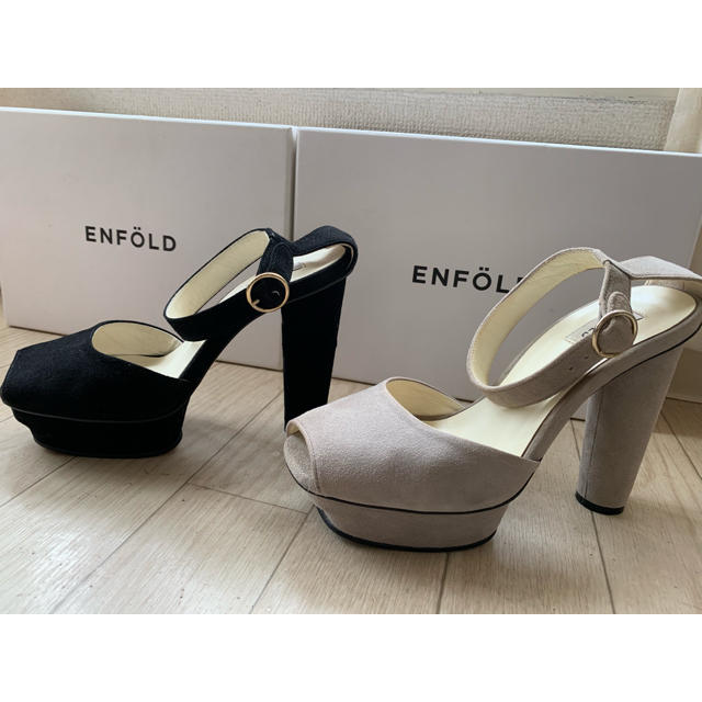 ENFOLD(エンフォルド)のエンフォルド スエードサンダル まとめ売り レディースの靴/シューズ(ハイヒール/パンプス)の商品写真