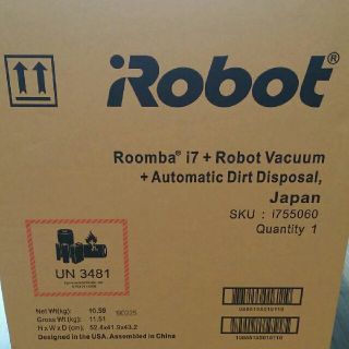 アイロボット(iRobot)の送料無料　
ルンバ i7+　i755060　新品未使用　ルンバ i7
(掃除機)