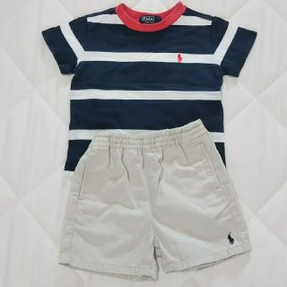 ラルフローレン(Ralph Lauren)のラルフローレン 男の子 80 Tシャツ 短パン セット(Ｔシャツ)