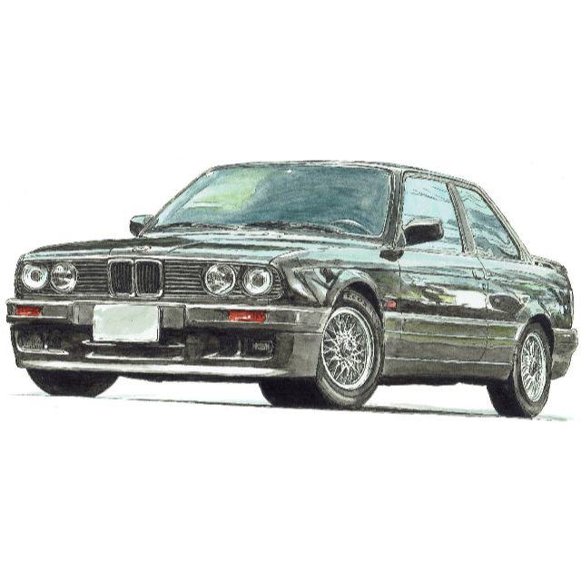 GC-1151 BMW 325限定版画 直筆サイン額装●作家平右ヱ門