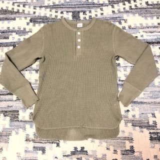 ロンハーマン(Ron Herman)のロンハーマン 別注 ヘルスニット カーキ S Health knit サーマル(Tシャツ/カットソー(七分/長袖))