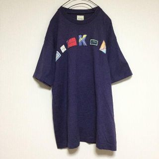 カールヘルム(Karl Helmut)のカールヘルム Tシャツ ロゴ ワッペン パープル ビックシルエット ピンクハウス(Tシャツ(半袖/袖なし))