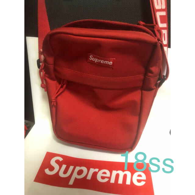  18ss Supreme Shoulder Bag  Red