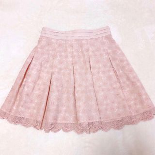 ジルスチュアート(JILLSTUART)の【midona1224様専用】JILLSTUART♡ミリースカート／薄ピンク(ミニスカート)