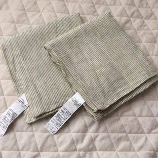 ムジルシリョウヒン(MUJI (無印良品))の専用  無印良品 麻 枕カバー 2枚 セット リネン(枕)