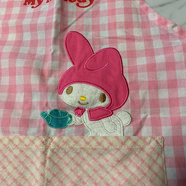 マイメロディ(マイメロディ)のエプロン size110 キッズ/ベビー/マタニティのキッズ服女の子用(90cm~)(その他)の商品写真