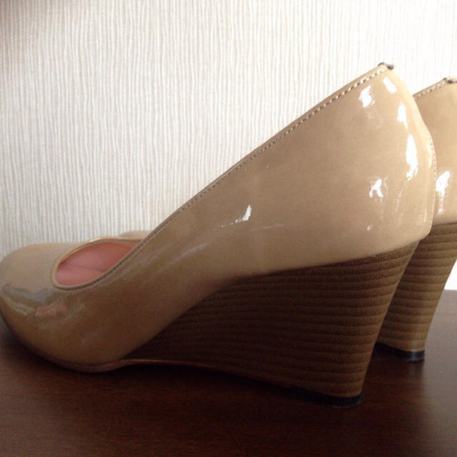《更に値下げ！》ウエッジソールパンプス レディースの靴/シューズ(ハイヒール/パンプス)の商品写真