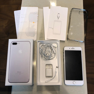 iPhone7plus silver 128GB(スマートフォン本体)