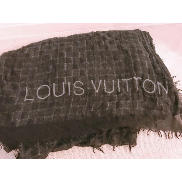 LOUIS VUITTON(ルイヴィトン)のルイヴィトン LV ストール ダミエ柄 メンズのファッション小物(ストール)の商品写真