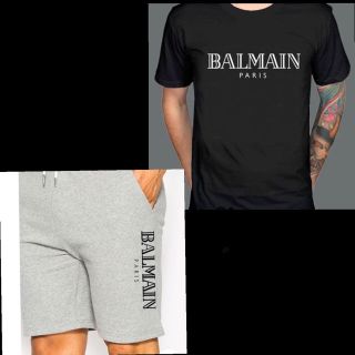 バルマン(BALMAIN)のハーフパンツ Tシャツ セット(Tシャツ/カットソー(半袖/袖なし))