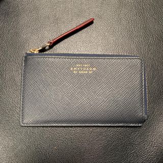 スマイソン(Smythson)のスマイソン コインケース 紺 (コインケース/小銭入れ)