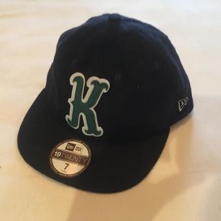 メゾンキツネ(MAISON KITSUNE')のニューエラ×キツネ コラボウールキャップ newera kitsune(キャップ)