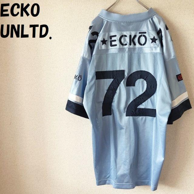 ECKŌ UNLTD（ECKO UNLTD）(エコーアンリミテッド)のtupacさん専用エコーアンリミテッド ビッグロゴユニフォーム サイズL メンズのトップス(その他)の商品写真