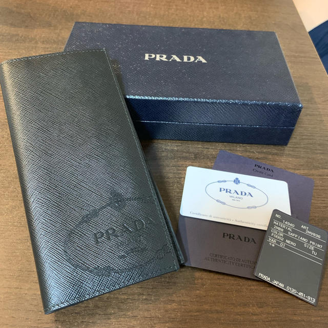 オンライン限定商品】 PRADA - PRADA サフィアーノ レザー 財布 長財布