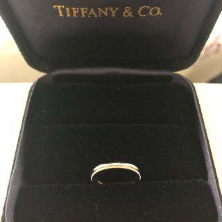 ティファニー(Tiffany & Co.)のほぼ新品 ティファニー ミルグレイン リング(リング(指輪))