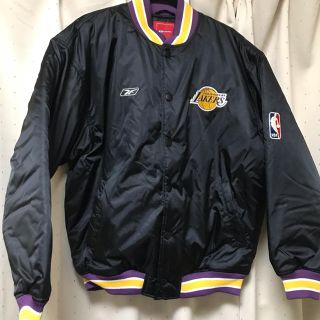 リーボック(Reebok)のきちきち様専用 Reebok スタジャン lakers レイカース  Mサイズ(ナイロンジャケット)