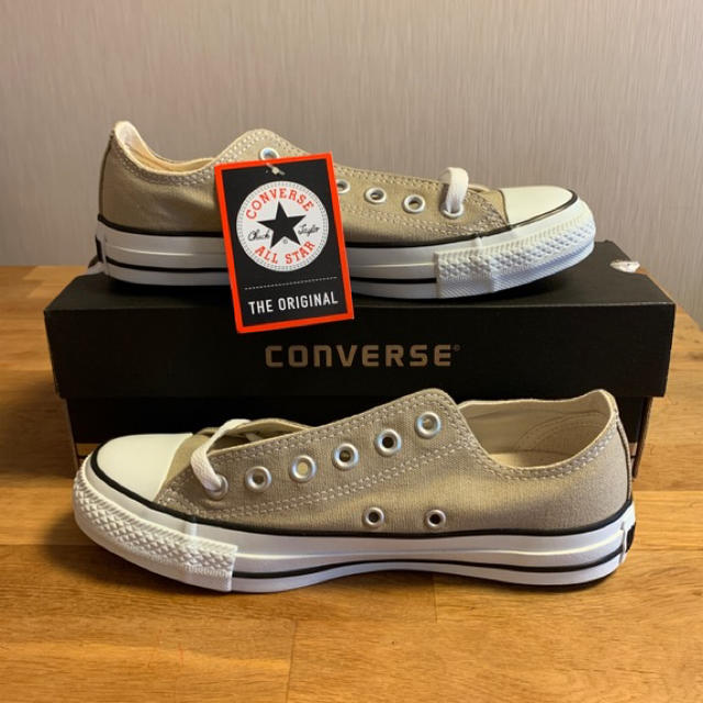 CONVERSE(コンバース)のコンバース オールスター ベージュ 24.5cm 新品未使用 レディースの靴/シューズ(スニーカー)の商品写真